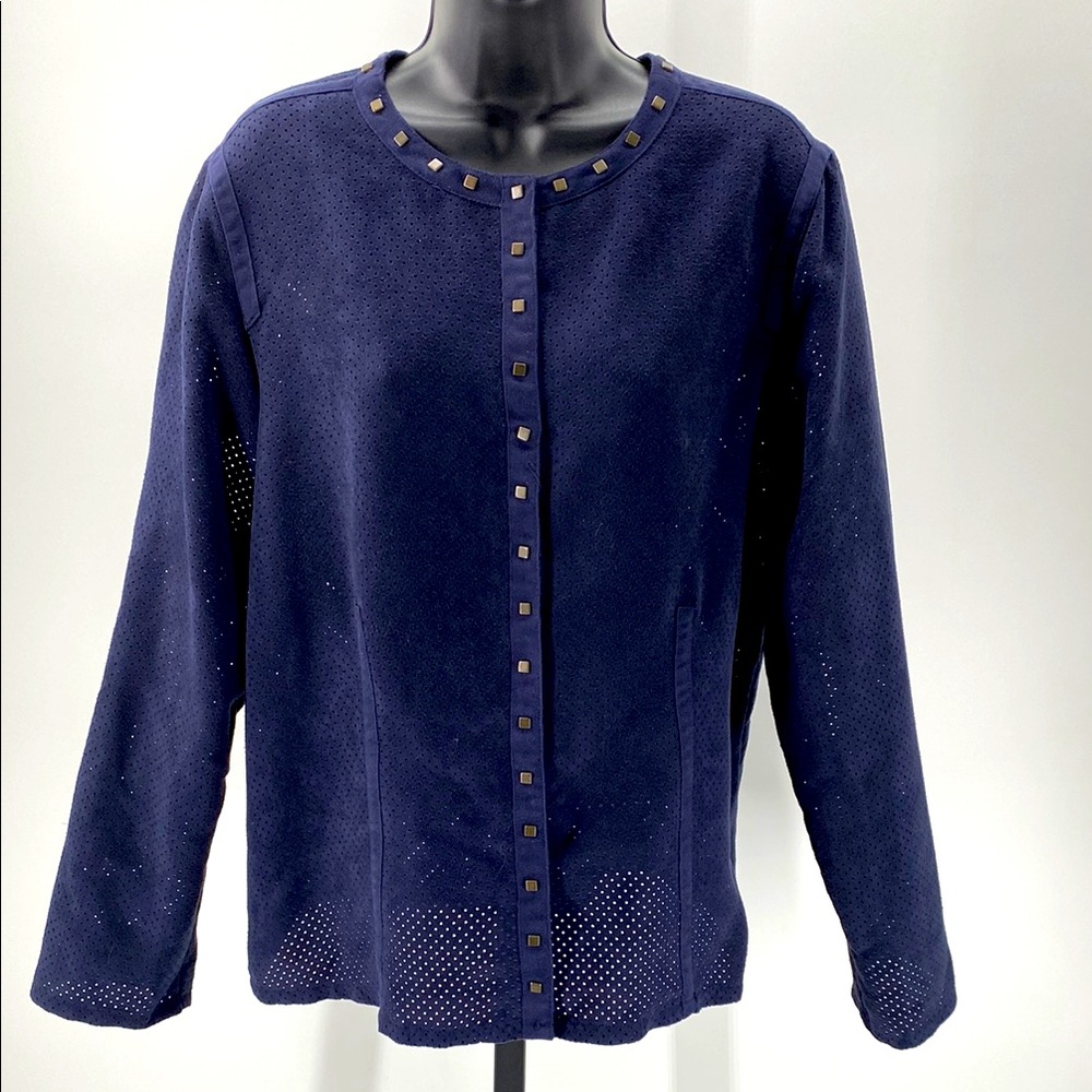 Chicos l Women’s Vegan Suede Jacket l Large l